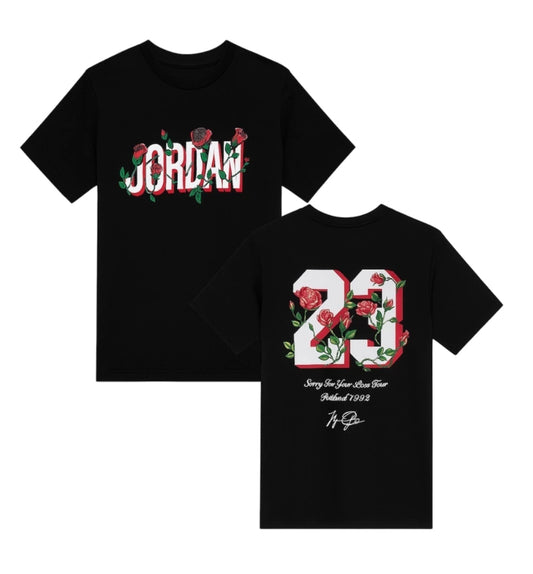 Remera Jordan 23 Flowers