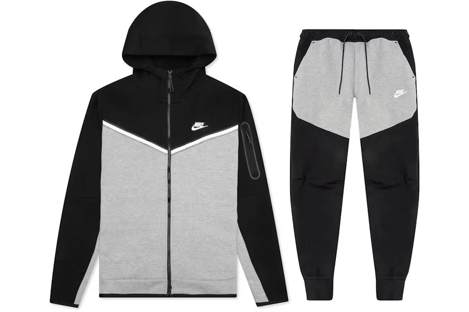 Conjunto Nike Tech Black & Grey